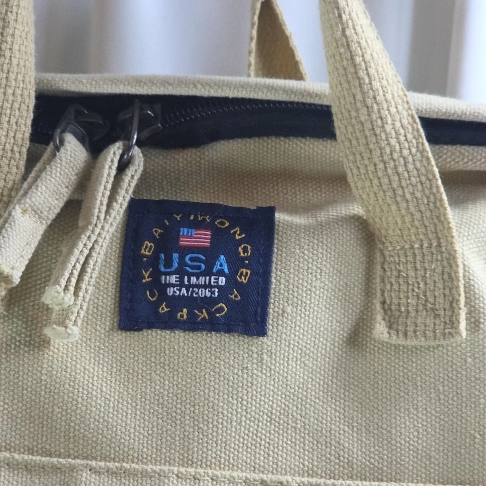 Canvas Backpack‎ Tote Gorpcore Hiking Outdoor Camping